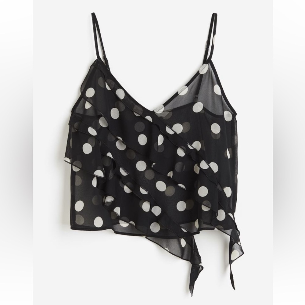H&M Flounce Trimmed Camisole